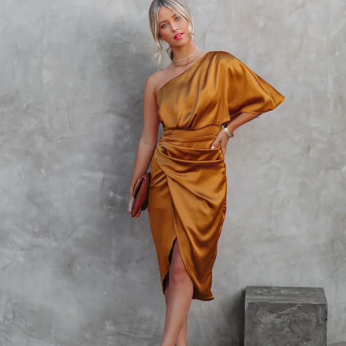 Women’s One Shoulder Mini Dress