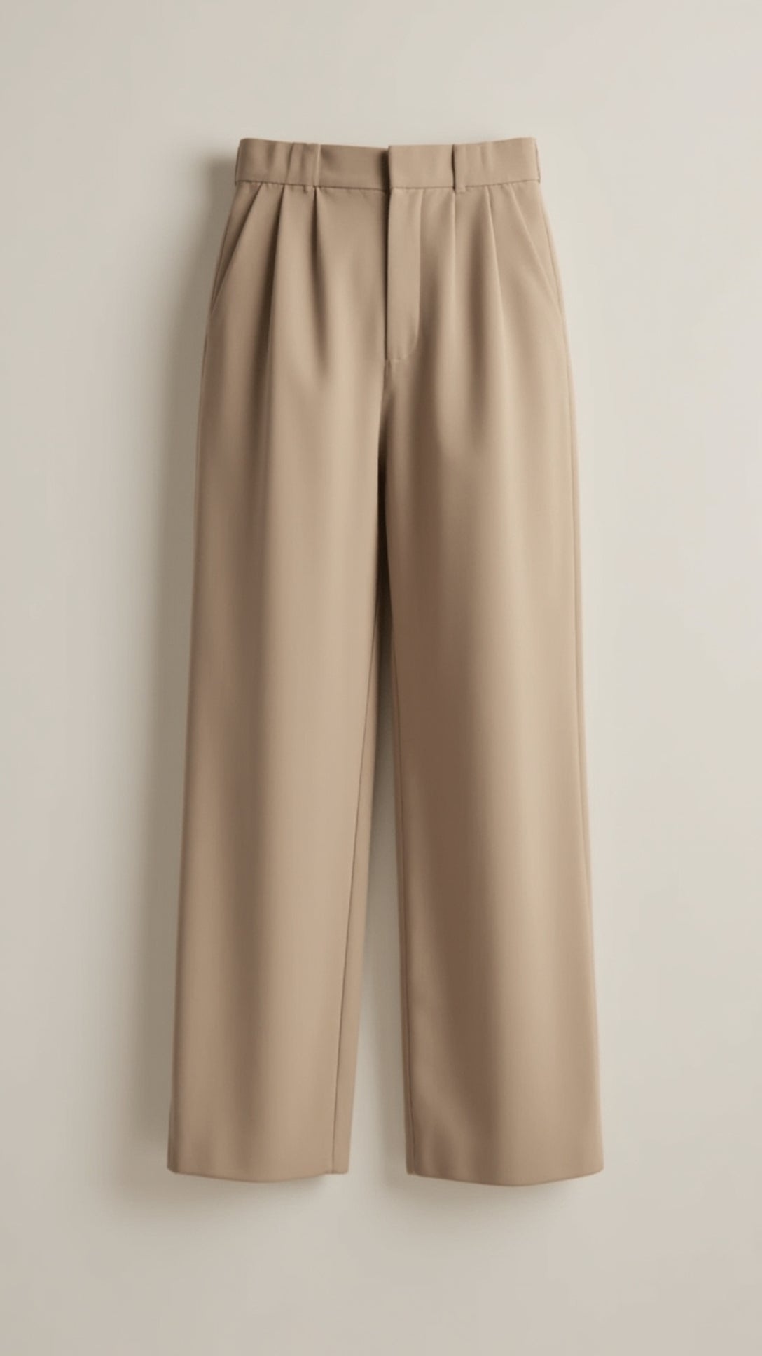Women's High-Waist Pleated Trousers
