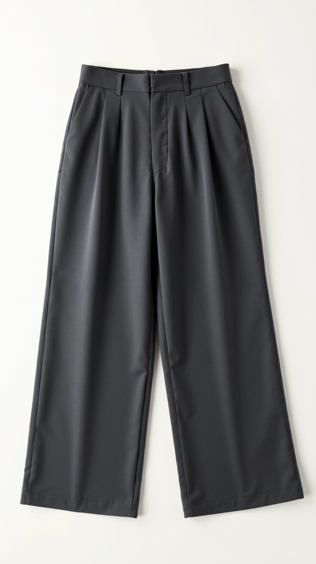 Women's High-Waist Pleated Trousers