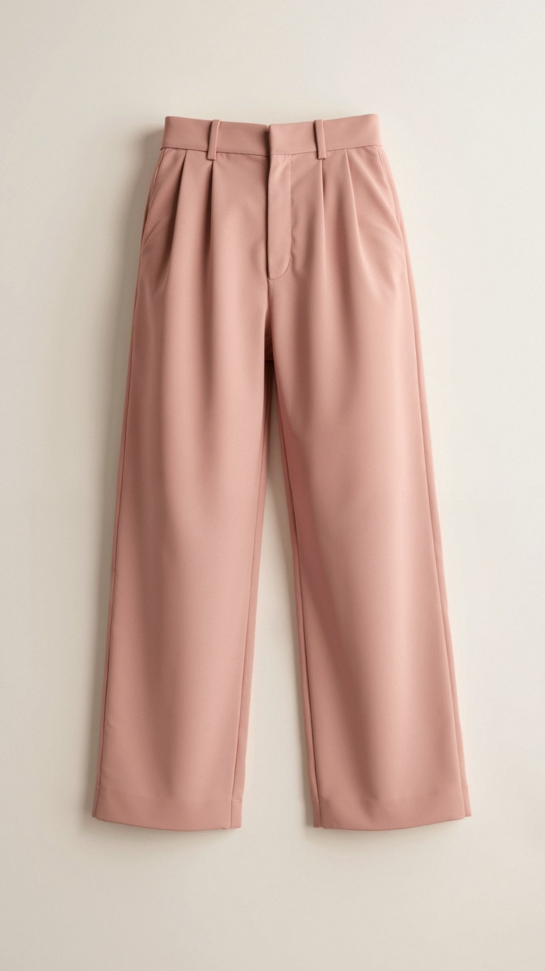 Women's High-Waist Pleated Trousers