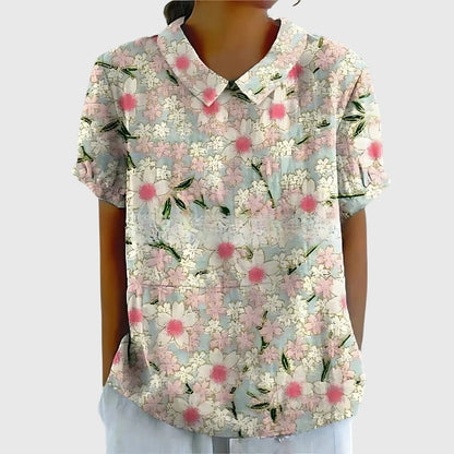 Women’s Floral Collar Blouse