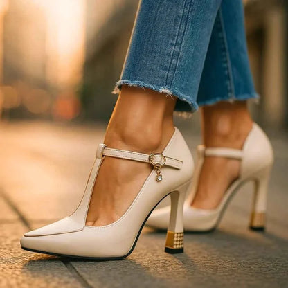 Women's Strappy Block Heel Shoes