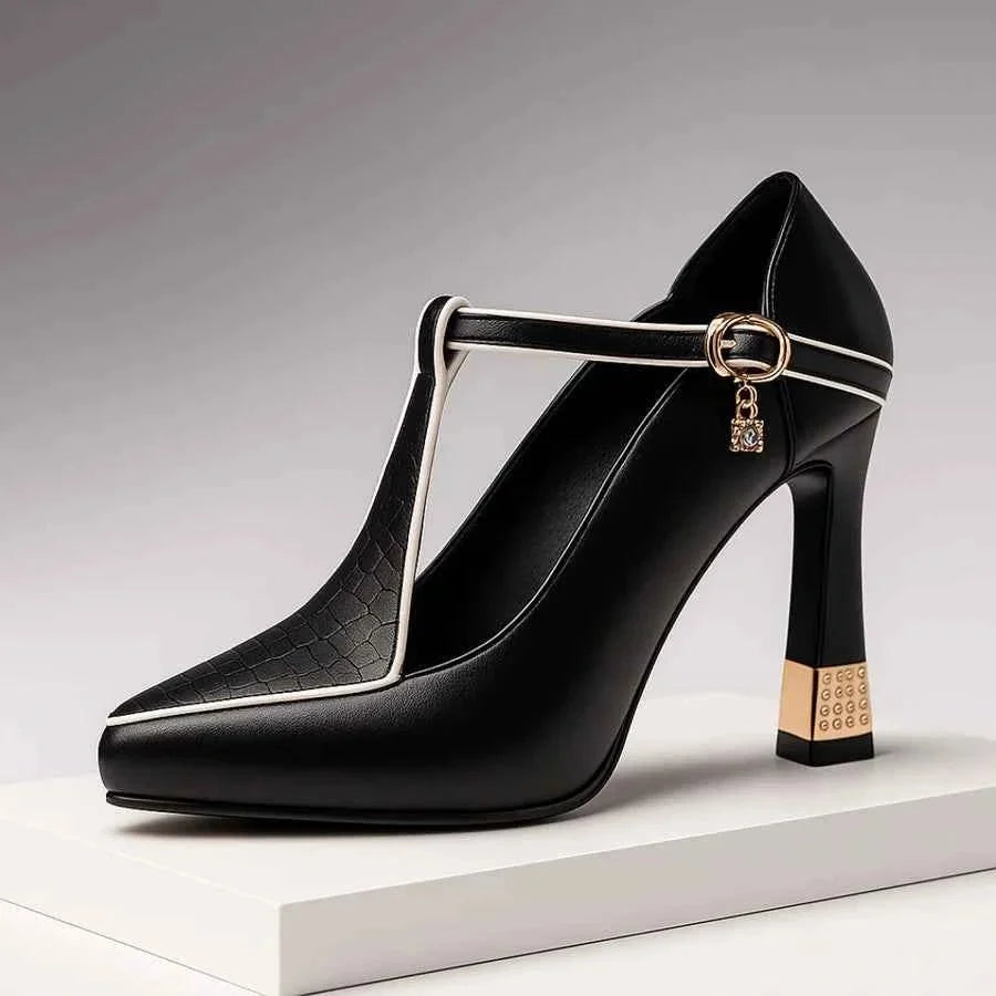 Women's Strappy Block Heel Shoes