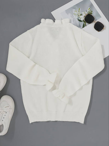 Women’s Ruffle Button Blouse