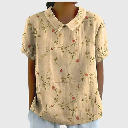 Women’s Floral Collar Blouse