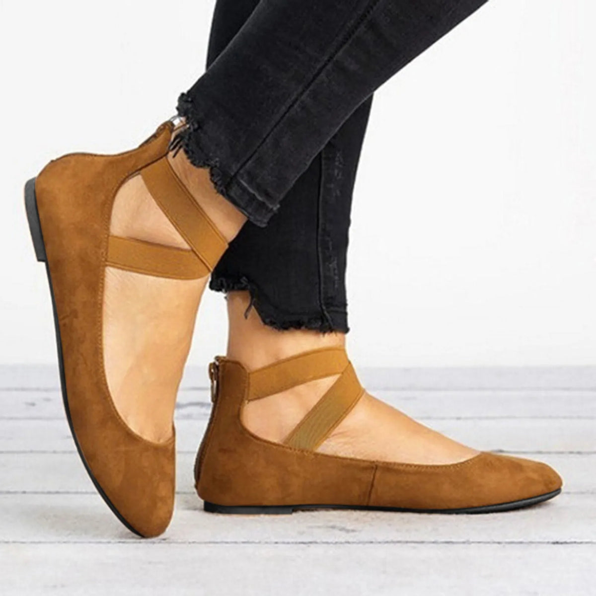 Women's Cross-Strap Flat Shoes