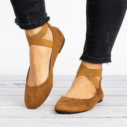 Women's Cross-Strap Flat Shoes