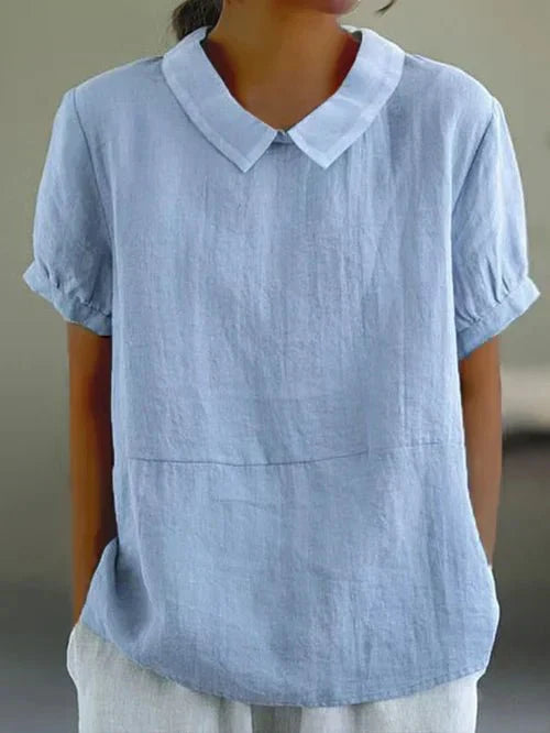 Women’s Linen Collar Blouse