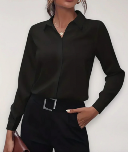 Women’s Tailored Button Up Blouse