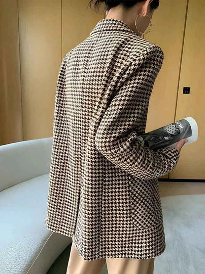 Women's Belted Classic Tailored Blazer