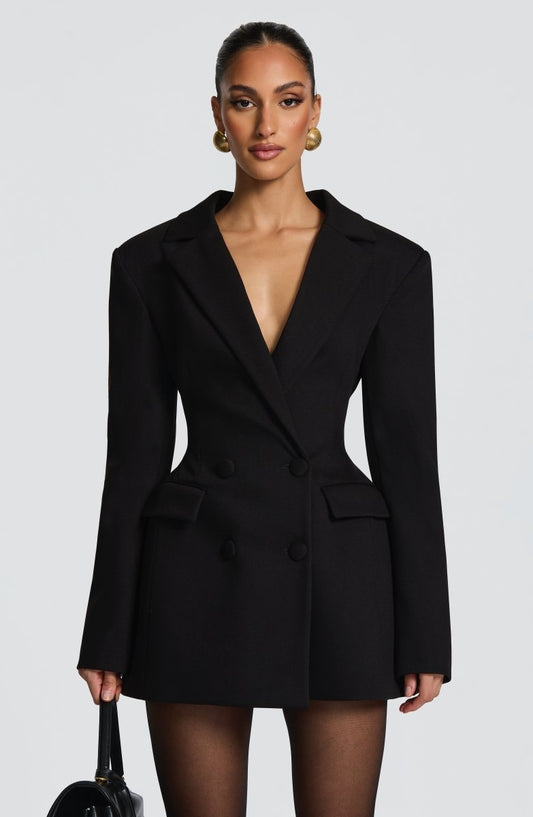 Women's Tailored Blazer Mini Dress