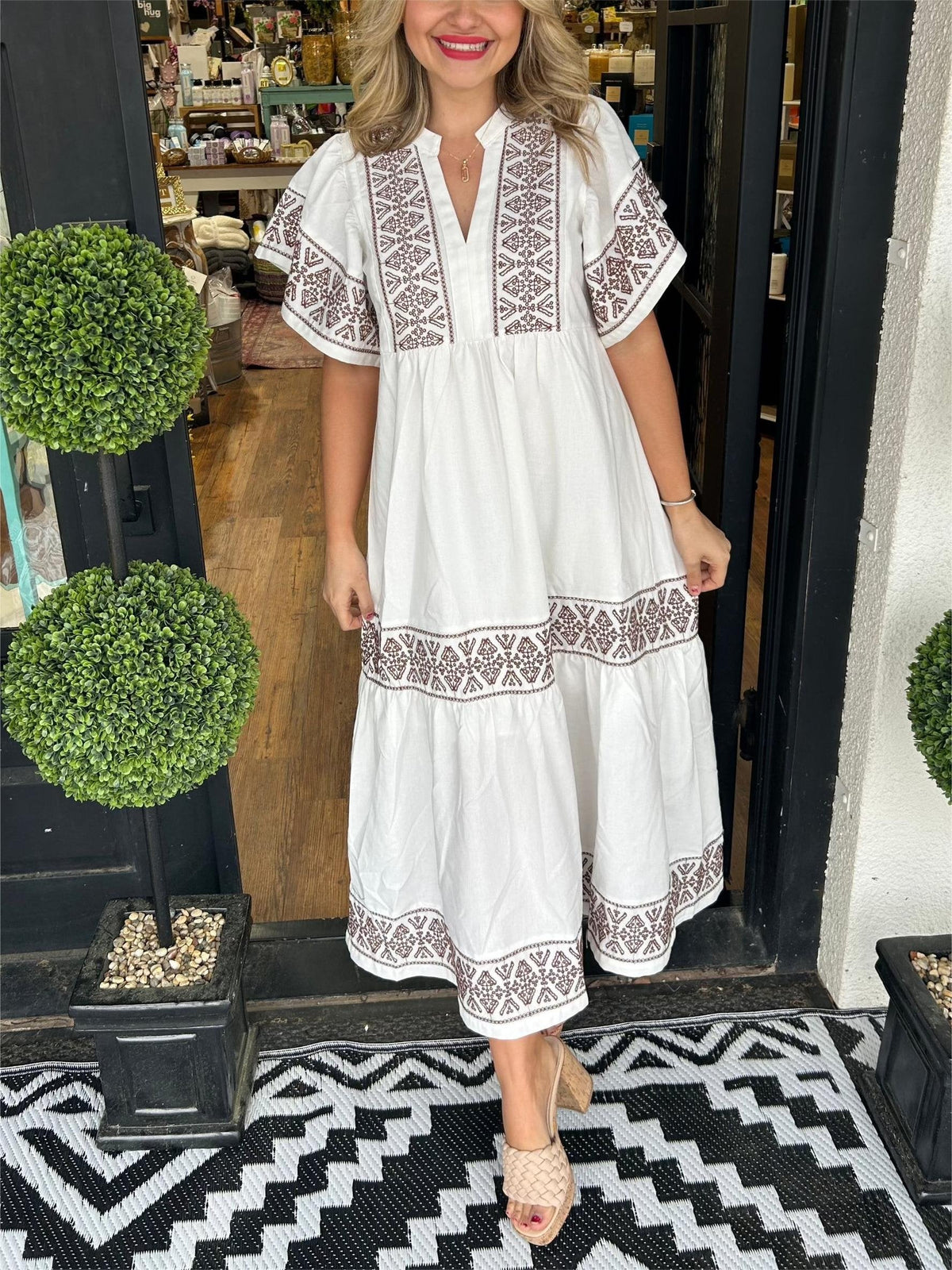 Women's Patchwork Sleeveless Dress