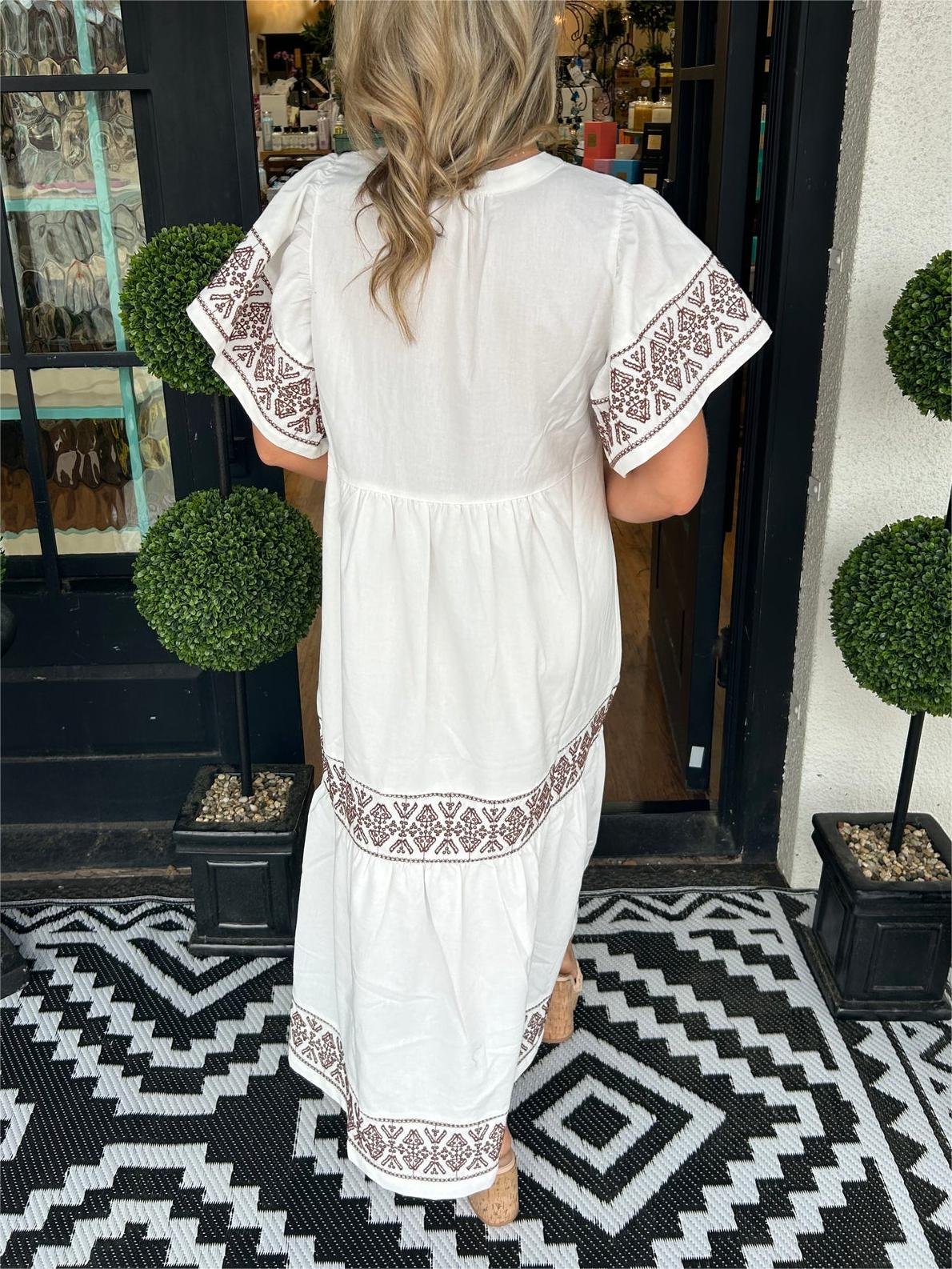 Women's Patchwork Sleeveless Dress