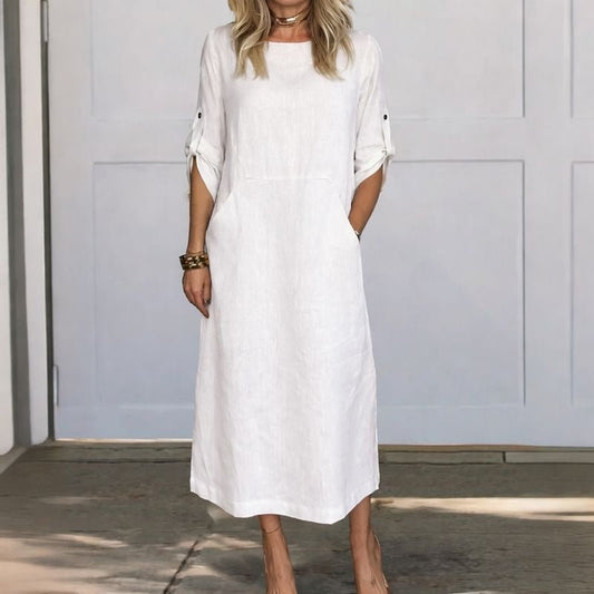 Women's Elegant Boho Midi Dress