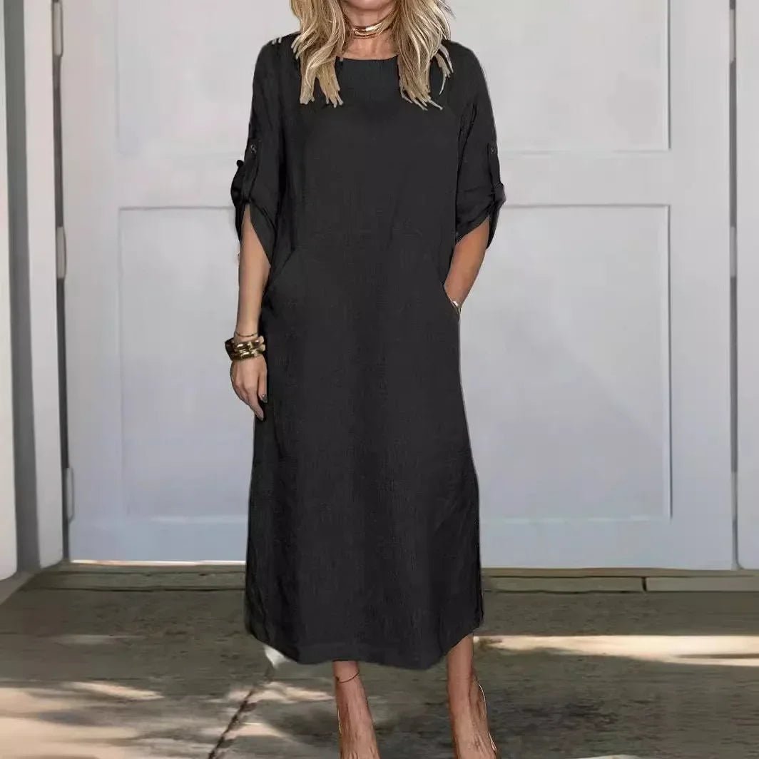 Women's Elegant Boho Midi Dress