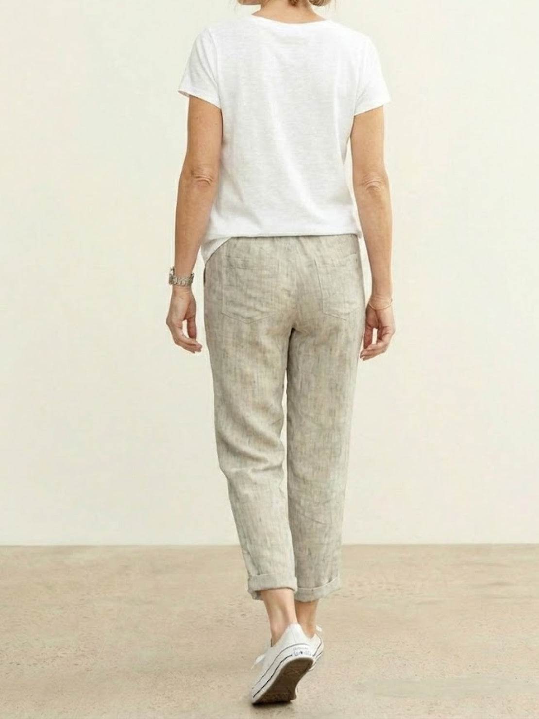 Women's Slim Drawstring Casual Trousers