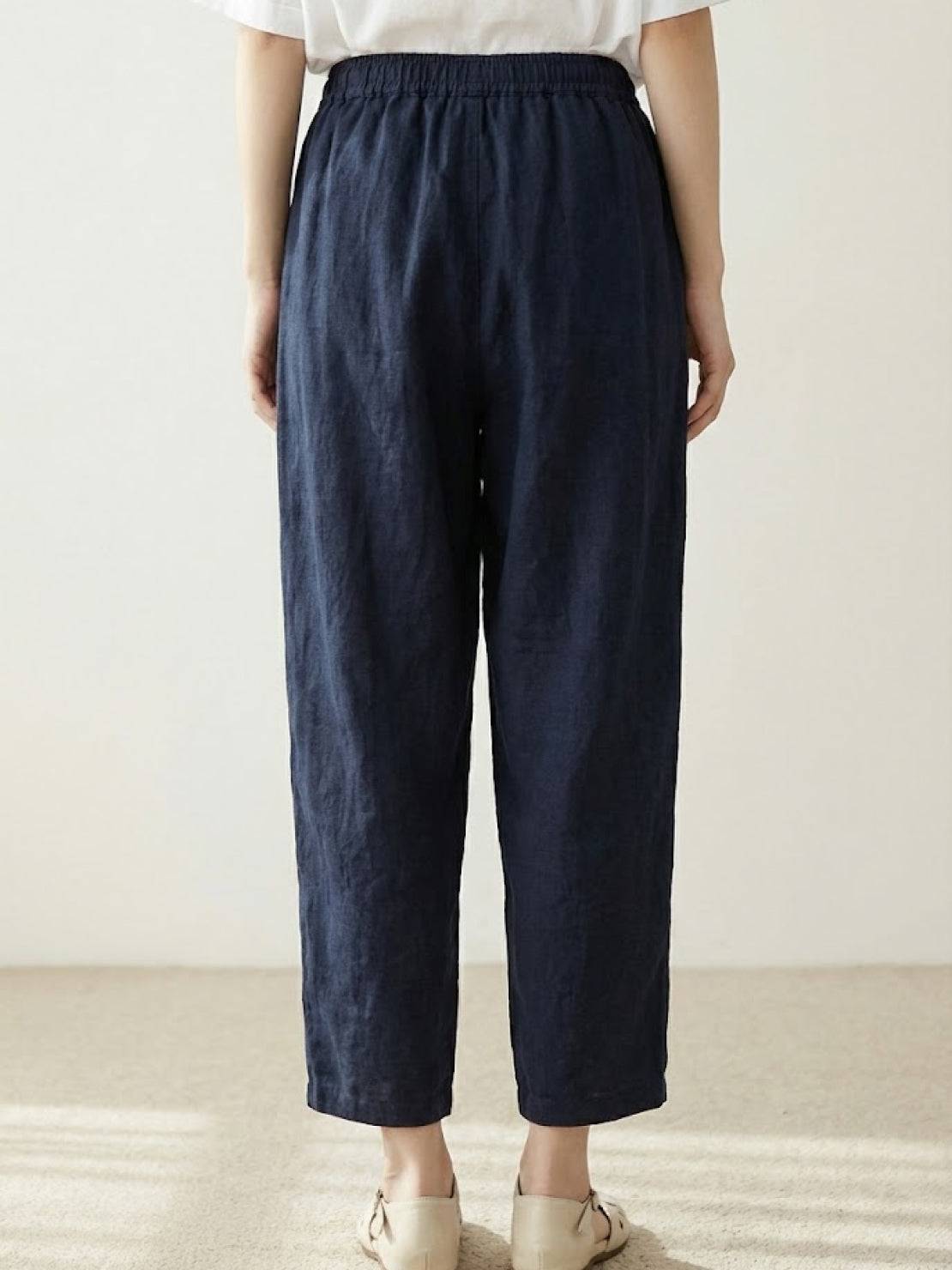 Women's Slim Fit Drawstring Trousers