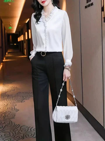 Women’s Elegant Ruffle Blouse