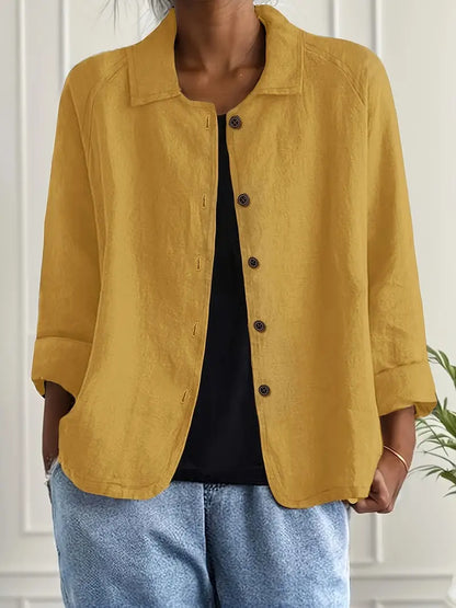 Women's Lightweight Button Casual Jacket