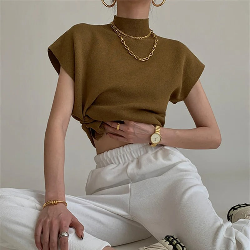 Women’s Mock Neck Top