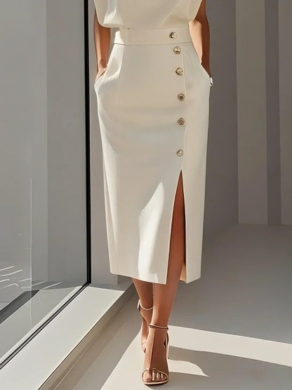Women's Sleeveless Midi Dress