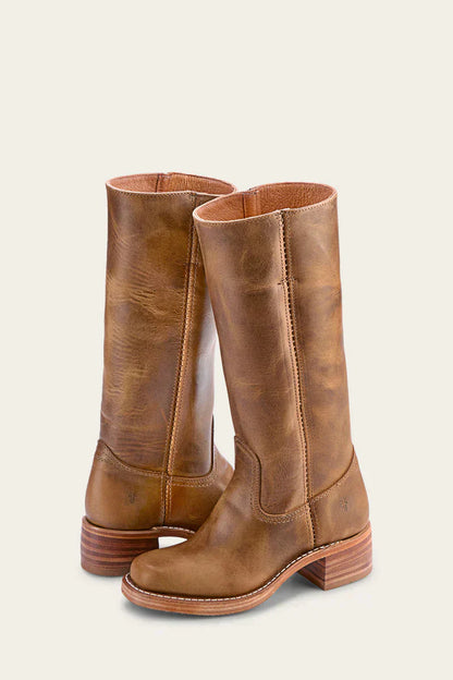 Women's Leather Pointed Cowboy Boots