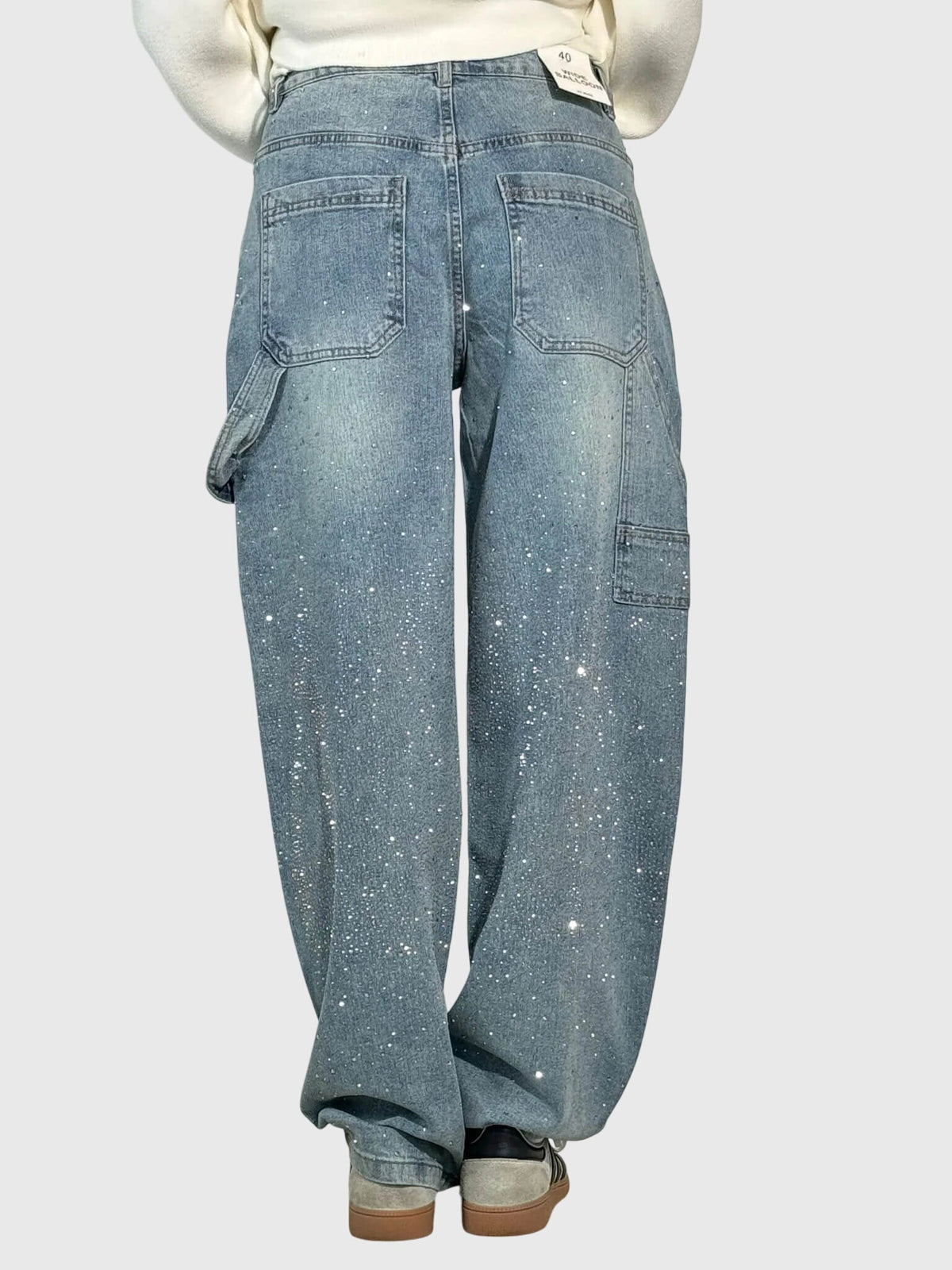 Women's Sparkle Diamond Denim Jeans