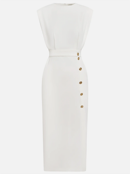 Women's Sleeveless Midi Dress