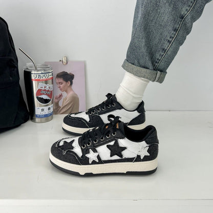 Women's Denim Star Casual Trainers