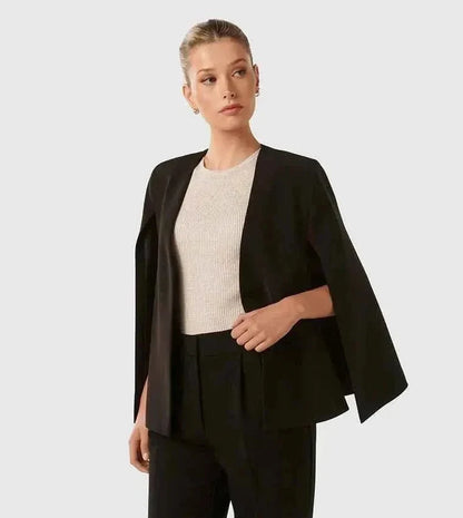 Women's Elegant Cape Sleeve Blazer