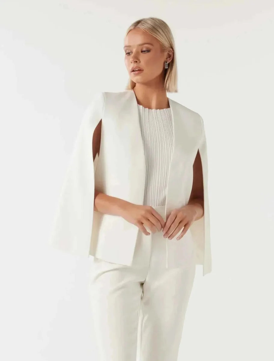 Women's Elegant Cape Sleeve Blazer