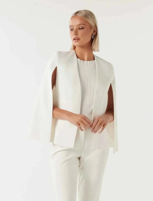 Women's Elegant Cape Sleeve Blazer