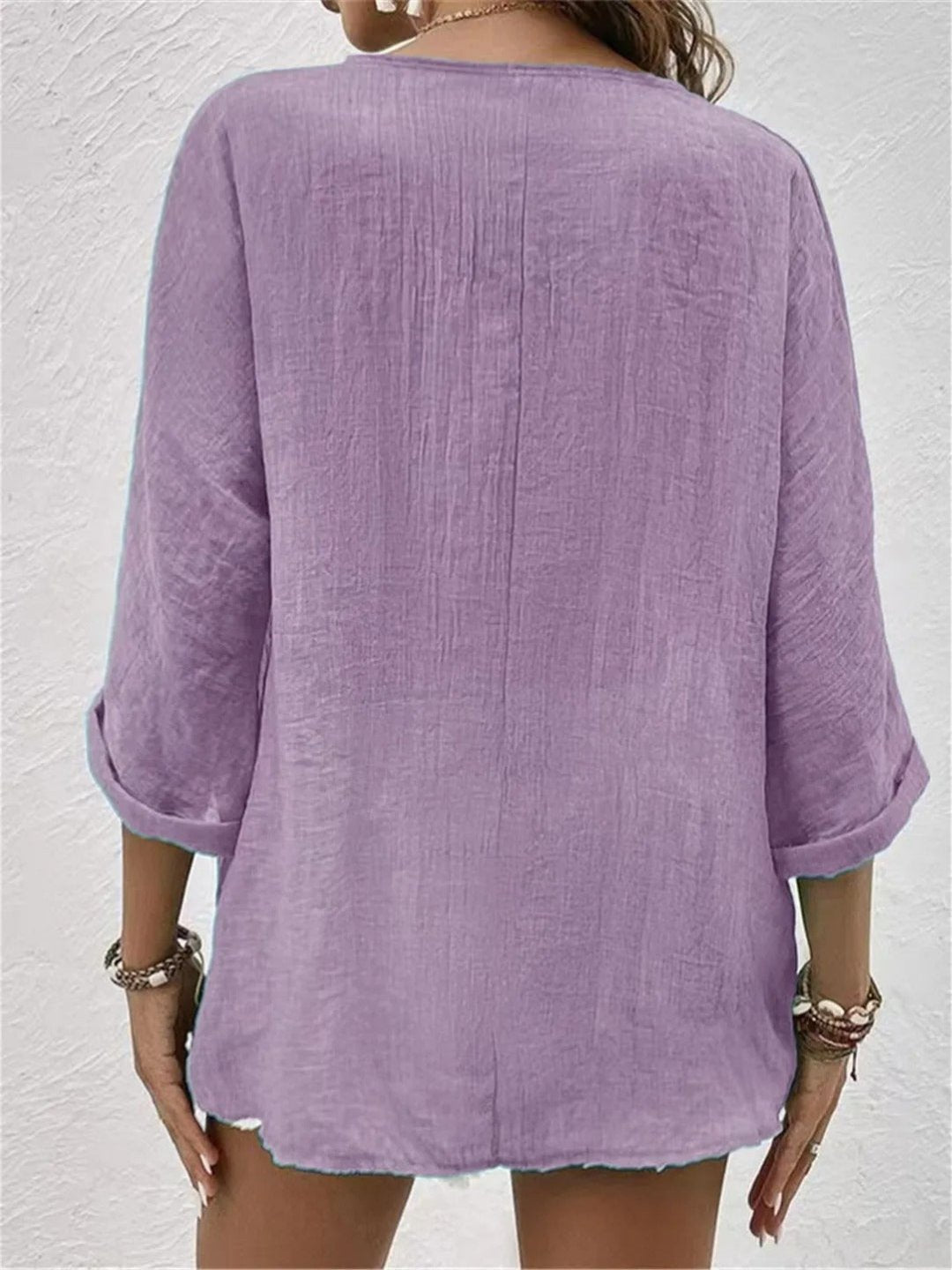 Women’s Cotton Button Front Blouse