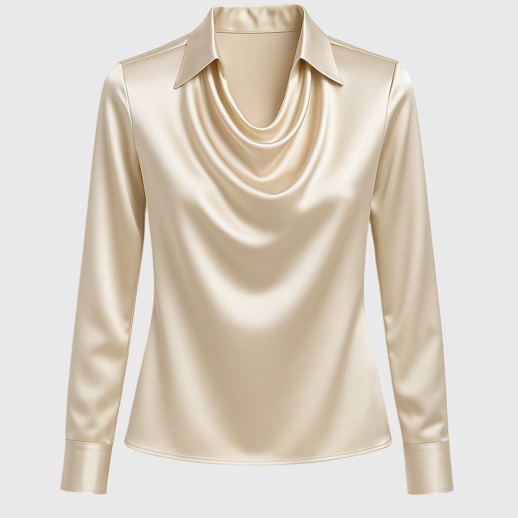 Women’s Cowl Neck Long Sleeve Top