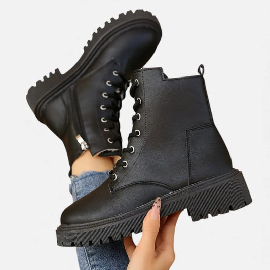 Women's Chunky Lace Up Boots