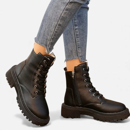 Women's Chunky Lace Up Boots