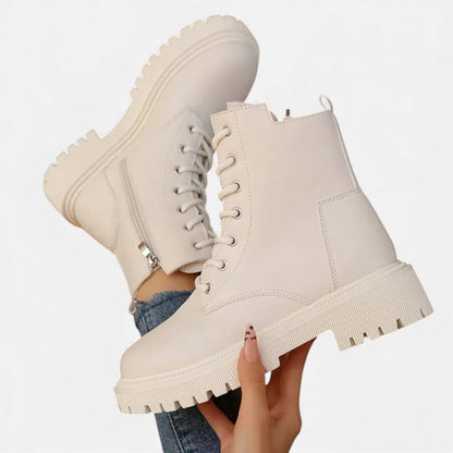 Women's Chunky Lace Up Boots