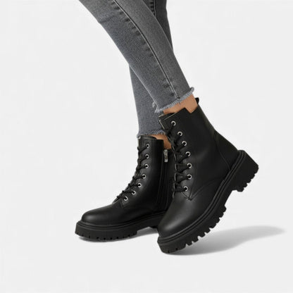 Women's Chunky Lace Up Boots