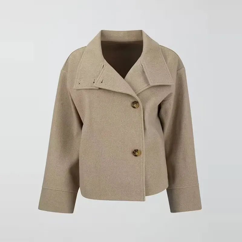 Women's Double-Breasted Wool Coat