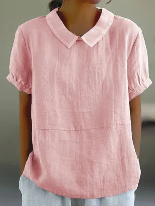 Women’s Linen Collar Blouse