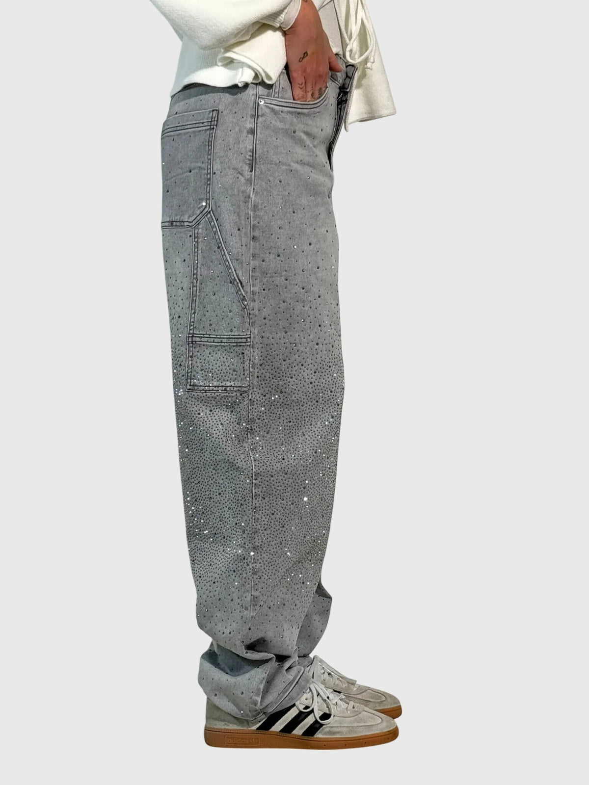 Women's Sparkle Diamond Denim Jeans