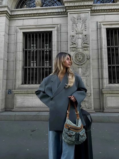 Women's Oversized Tailored Casual Blazer