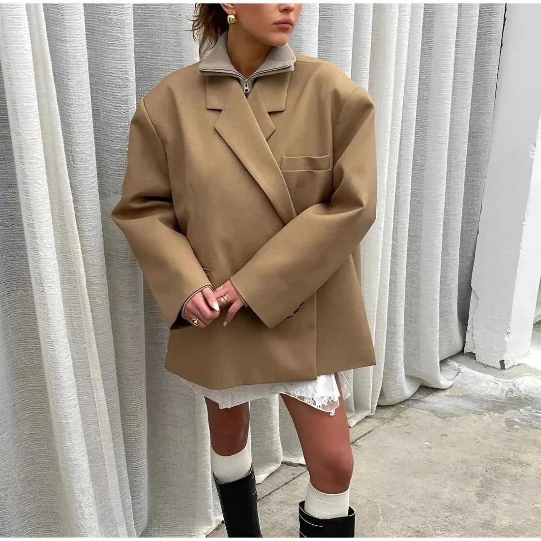 Women's Oversized Tailored Casual Blazer