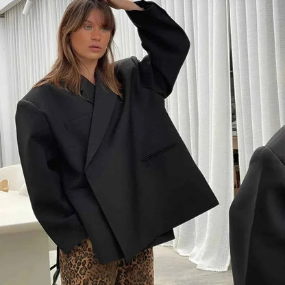 Women's Oversized Tailored Casual Blazer