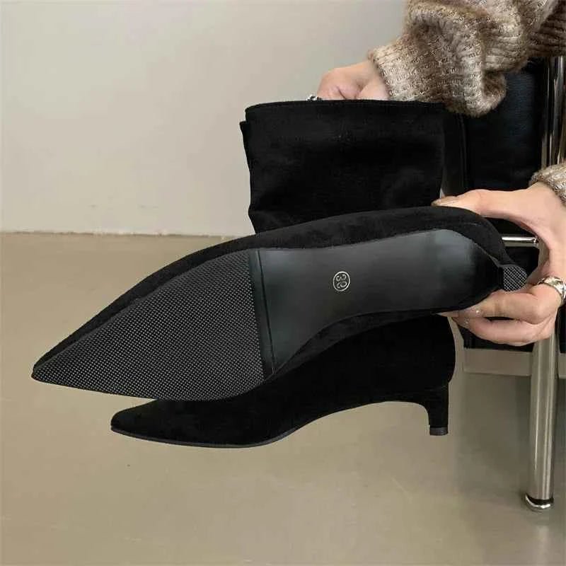 Women's Elegant Block Heel Boots