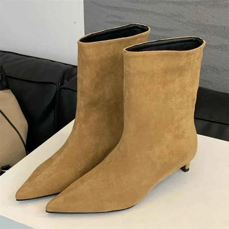 Women's Elegant Block Heel Boots
