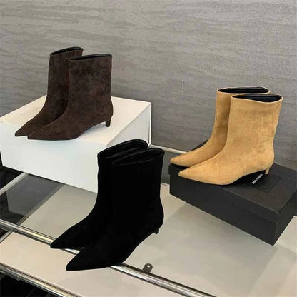 Women's Elegant Block Heel Boots