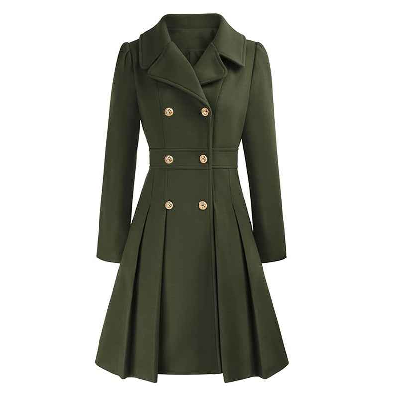 Women's Elegant Knee-Length Coat