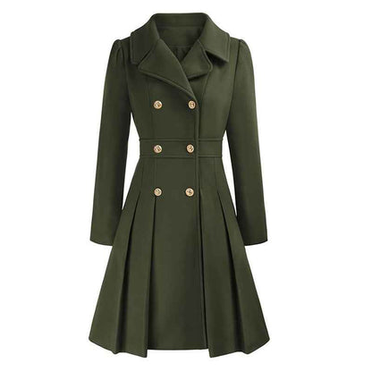 Women's Elegant Knee-Length Coat