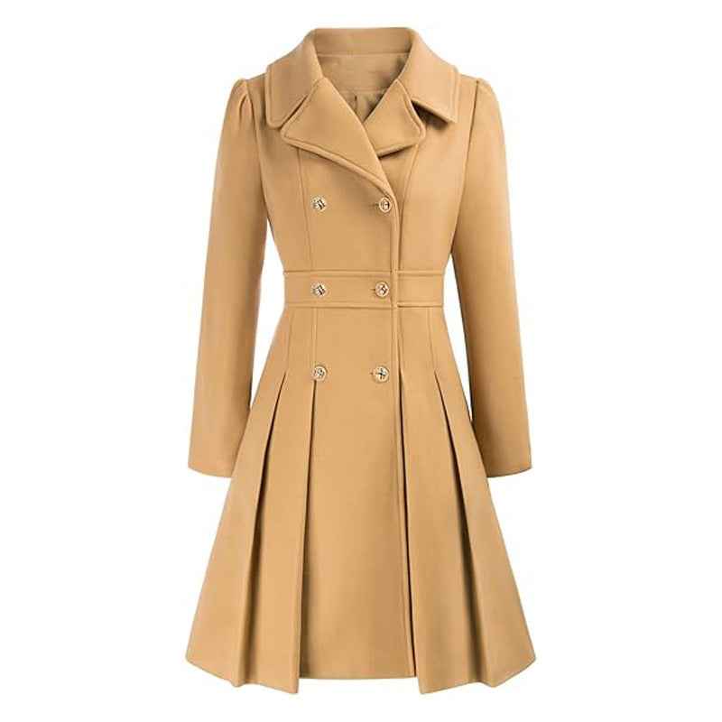 Women's Elegant Knee-Length Coat